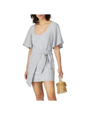 LeRumi Blue & White Striped Jamie Dress, S
